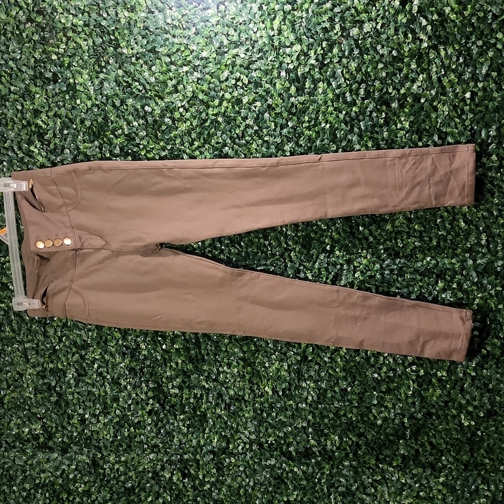 Army Green High Waist Jeggings